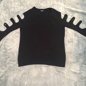 Express rib caged sweater